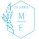 Stacked Block Initial Self-Inking Book Stamp Image 3 of 4